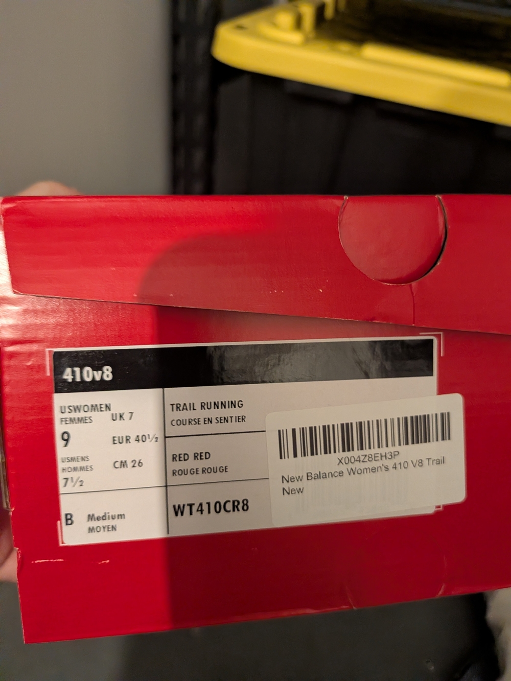 New Balance 419v8 Red Trail Running Shoe - Brand New In Box - Picture 2 of 2